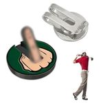 newhsy Magnetic Golf Ball Markers Hat Clip -Finger Salute- Funny Golf Ball Marker Golf Gift for Men Dad Husband Boyfriend Golfer Essential Accessory Present for Golfer