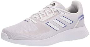 adidas Men's Run Falcon 2.0, White/White/Semi Night Flash, 8.5