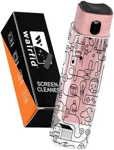 walrfid Car Screen Cleaner, Computer Screen Cleaner Spray and Wipe, Laptop Cleaning Mist Kit for Electronic iPad, iPhone, Phone, MacBook, TV, Monitor, Tablet Display, with Black Graffiti Case - Pink