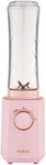 Tower T12060PNK Cavaletto Personal Blender with Tritan Smoothie Bottle, 2 Speeds, 500ml, 300W, Marshmallow Pink and Rose Gold