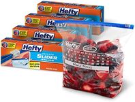 Hefty Slider Freezer Calendar Bags, Gallon Size, 100 Count