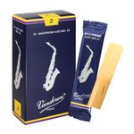Vandoren SR212 Alto Sax Traditional Reeds Strength 2; Box of 10