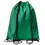 WESTWOOD FOX Drawstring Gym Bag String Bags Gym Sack Backpack PE Bags for Women Men Trainer Swimming Bag Travel Beach School Holidays Suitable for Sports,kids,Boys,Girls (Dark Green, 1 pc)