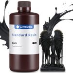 ANYCUBIC 3D Printer UV Resin 405nm Rapid Photopolymer for Photon/S Liquid 3D Resin Universal High Precision for LCD/DLP/SLA 3D Printers (1L Black)