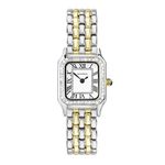 Sekonda Monica Ladies 20mm Quartz Watch, Two Tone Alloy Case & Bracelet with Stone Set Bezel & White Dial 40640