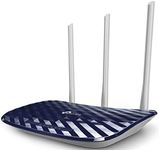 TP-Link AC750 Dual Band Wireless Cable Router, 4 10/100 LAN + 10/100 WAN Ports, Support Guest Network and Parental Control, 750Mbps Speed Wi-Fi, 3 Antennas (Archer C20) Blue, 2.4 GHz