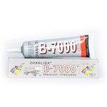 Mcare Zhanlida B7000 50ml Mobile Display Clear Glue, Multipurpose Clear Fabric Glue, Transparent Mobile Glue for Screen Repairing, DIY Jewelry, Shoes, Art and Resin Crafts. (Set of 1, Clear)