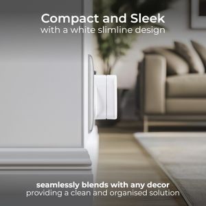 Masterplug Electric Shaver Adaptor – White Plug Converter