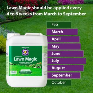 Flower Power Lawn Magic Premium Lawn Feed 5L – Double Action Formula