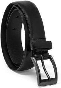 Steve Madden boys Belt for Kids, Black, Large