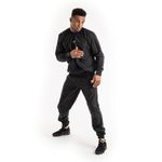 BOXRAW Hagler Professional Sauna Suit 2.0 Top & Bottoms Non Rip Sweat Suit Boxing MMA Training Gym (Black - S)