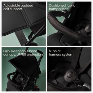 Silver Cross Pop 2 Stroller – Lightweight Compact Pushchair