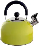 Lily's Home 2 Quart Stainless Steel Whistling Tea Kettle, the Perfect Stovetop Tea and Water Boilers for Your Home, Dorm, Condo or Apartment. (Pastel Yellow)