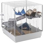Ferplast Furet Ferret Cage, X-Large, 80 x 75 x 86.5 cm, Grey