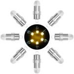 SumDirect Pack of 50 LED Party Lights Non-Blinking Waterproof Lights for Paper Lanterns Balloons Floral or Wedding Decorations (50, Warm White)