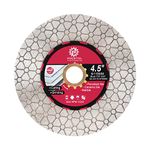 FOCSTOL Diamond Tile Saw Blade - 115mm Double Side Cutting Grinding Disc Wheel for Porcelain Ceramic Tile Marble Artificial Stone for Angle Grinder Arbor 22.23mm-15.875mm