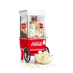 Nostalgia OFP501COKE Coca-Cola 12-Cup Hot Air Popcorn Maker