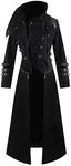 Mens Steampunk Victorian Coat Tailc