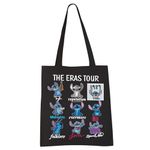 Cartoon Lover Gift Stitch The E T Tote Bag Gift For Women Singer Cartoon Gift (BLK-E T Stitch tote CA)