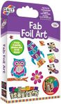 Galt Fab Foil Art - Creative Craft Kits for Kids and Childrens Fun Foil Art Activity Set for Girls and Boys - Includes Guide Book, 25 Colourful Foil Sheets and 8 Sparkly Pictures - Age 6 Years Plus