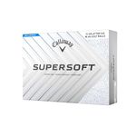Callaway Supersoft Splatter 360 Golf Balls (Pack of 12) (White/Blue)
