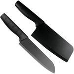 ONICORN® Kitchen Professional Meat Cleaver Knife with Santoku Knife