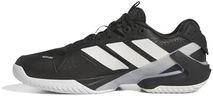 adidas Men's Adizero Ubersonic 5 Tennis Sneaker, Black/Zero Metallic/Silver Metallic, 10.5