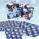 Frosty The Snowman Wrapping Paper - 12 Sheets - 20" x 30" - Festive Holiday Gift Wrap by Silver Buffalo