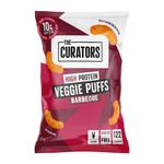 THE CURATORS High Protein Veggie BBQ Puffs, Multipack Crisps, 30g (20 Packs), 10g Plant Protein, Vegan, Gluten Free