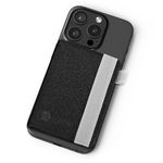 Stick-On Phone Wallet for Back of iPhone or Android Case | 6 Sleeve Credit Card Holder - Pocket for Cards, Money & ID - Built-in Stand - Waterproof Material - Travel, Work & Life-Proof (Starry)