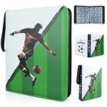 Trading Cards Album for Football Cards, 720 Pockets Binder with Sleeves, Waterproof Game Card Storage Folder Soccer Binder - 40 Pages, 18 Pockets Each Sheet (Double Sided)