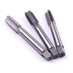 ATOPLEE Metric Thread Tap, M10 HSS 6542 Right Hand Thread Tap (M10X1.0/M10X1.25/M10X1.5, 3pcs)