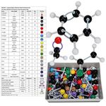 267Pcs Molecular Model Organic Inorganic Structure Kit, Atoms Bonds Orbitals Chemistry Structure Kit Atom Link Model, Educational Molecule Set for Teachers Students Student Chemistry Learning