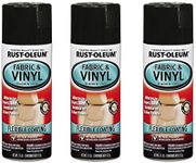 Rust-Oleum 248918A3 Fabric & Vinyl Spray Paint, Gloss Black