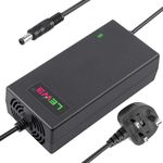 ARyee 54.6V 48V 2A Electric Scooter Charger for 13S 48V Lithium Battery, Li-ion Battery Charger for Electric Wheelchair, Mobility Scooter, Motorcycle, EBike, DC 5.5mm x 2.1mm