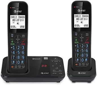 AT&T GL2113-21 Cordless Home Phone with Smart Call Blocker, Bluetooth Connect to Cell, Answering Machine, Full-Duplex Speakerphone