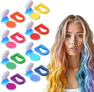 Zernblend gesso temporaneo per capelli a 8 colori, tintura per capelli per ragazze, bambini e adulti, trucco per capelli lavabile per feste, eventi e celebrazioni