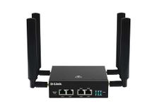 D-Link DWM-314-GP/B 5G M2M VPN PoE Router, Rugged Indutrial, 5G NR, IoT Gateway, Dual-SIM, Remote Monitoring, SA, NSA, 4G LTE Cat 19, 4 GbE Ports, 802.3at PoE+, OpenVPN/WireGuard Client, 48~57V DC