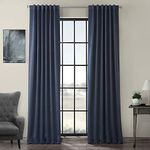 HPD Half Price Drapes Curtain for Room Darkening 50 X 108 (1 Panel), BOCH-194033-108, Nocturne Blue