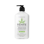 Hempz Whipped Vanilla & Coconut Cream Herbal Body & Hand Lotion, 17 oz.