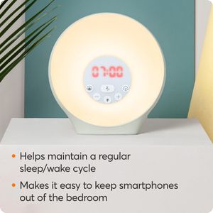 Lumie Sunrise Alarm Clock – White Wake-Up Light