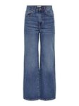 ONLY Women's Onlhope Ex Hw Wide Dnm Add465 Noos Jeans, Medium Blue Denim, 28W 30L UK