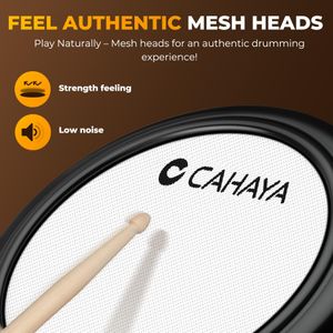 CAHAYA Electric Drum Set Kit – Digital Drums for Beginners