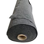 EU Fabrics Car Van Carpet Lining Fabric - 4 Way Stretch Automotive Trimmings Motor Homes Conversions - 400GSM, Heavy Duty Auto Floor Mats (Anthracite Grey, 1 Meter x 200cm)