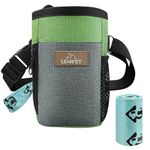 LIOOPET Dog Treat Pouch, Training Behavior Aid, Dog Treat Training Bag, Built-in Poop Bag Dispenser, 3 Ways to Wear