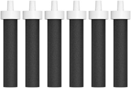 Fil-fresh 6-Pack Water Filter Replacements for Brita Water Bottles, Compatible with Brita 32oz and 20oz Insulated Filtered Water Bottles, Reduce Chlorine, Taste, and Odor