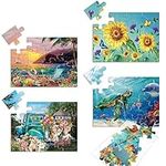 4 Pcs 16 Large Jigsaw Puzzles for A