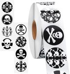 Geyoga 1000 Pcs Skull Stickers Pira