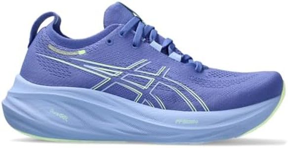 ASICS Women's Gel-Nimbus 26 Running Shoes, 9, Sapphire/Light Blue