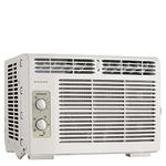 Frigidaire FFRA051WAE Window-Mounted Room Air Conditioner, 5,000 BTU with Temperature Control and Easy-to-Clean Washable Filter, in White